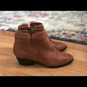 Franco Sarto, brown leather, size 7.5
